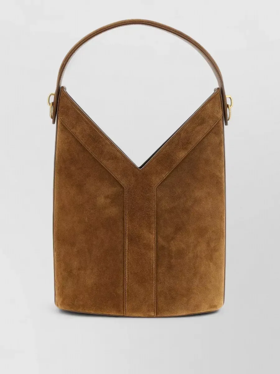 Saint Laurent Y Bucket in Brown, photo 1