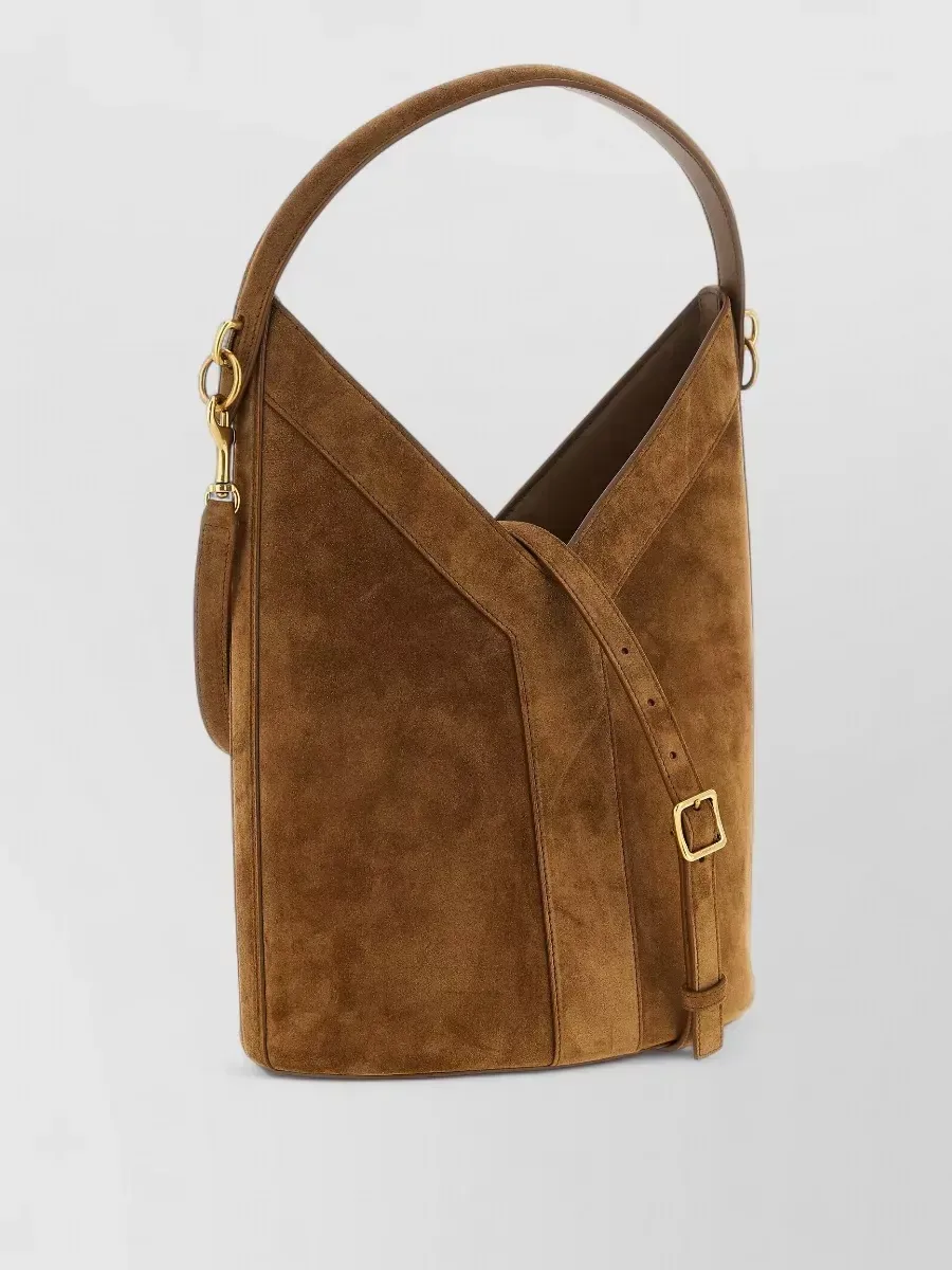 Saint Laurent Y Bucket in Brown, photo 2