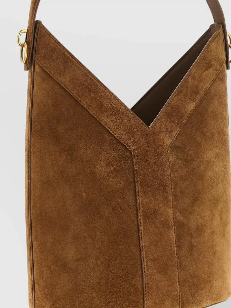 Saint Laurent Y Bucket in Brown, photo 4