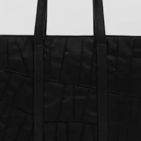 Cabas Prada Re-Nylon moyen noir, détail
