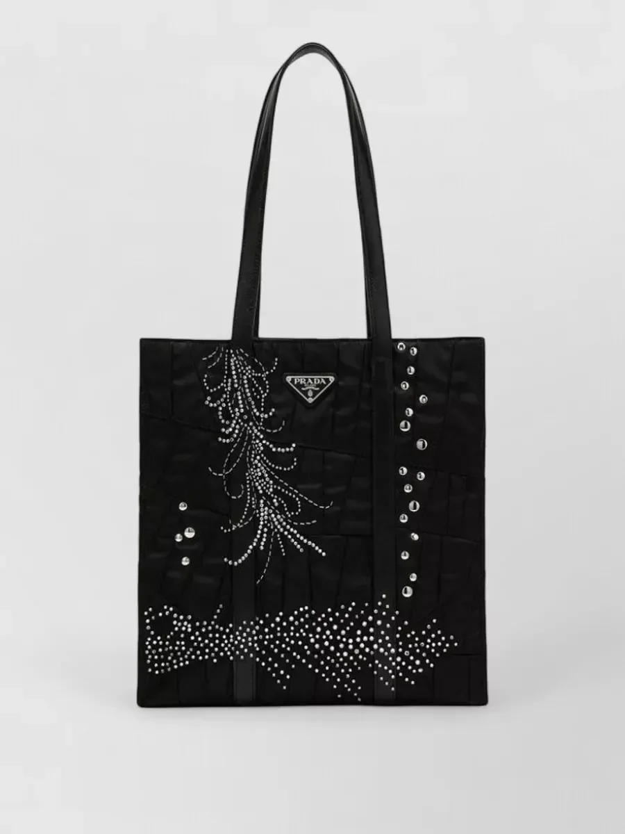 Cabas Prada Re-Nylon moyen noir, photo 2