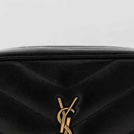 Saint Laurent Loulou Mini in Black, detail