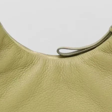 Prada Curved Handle Bag in Olive, detail