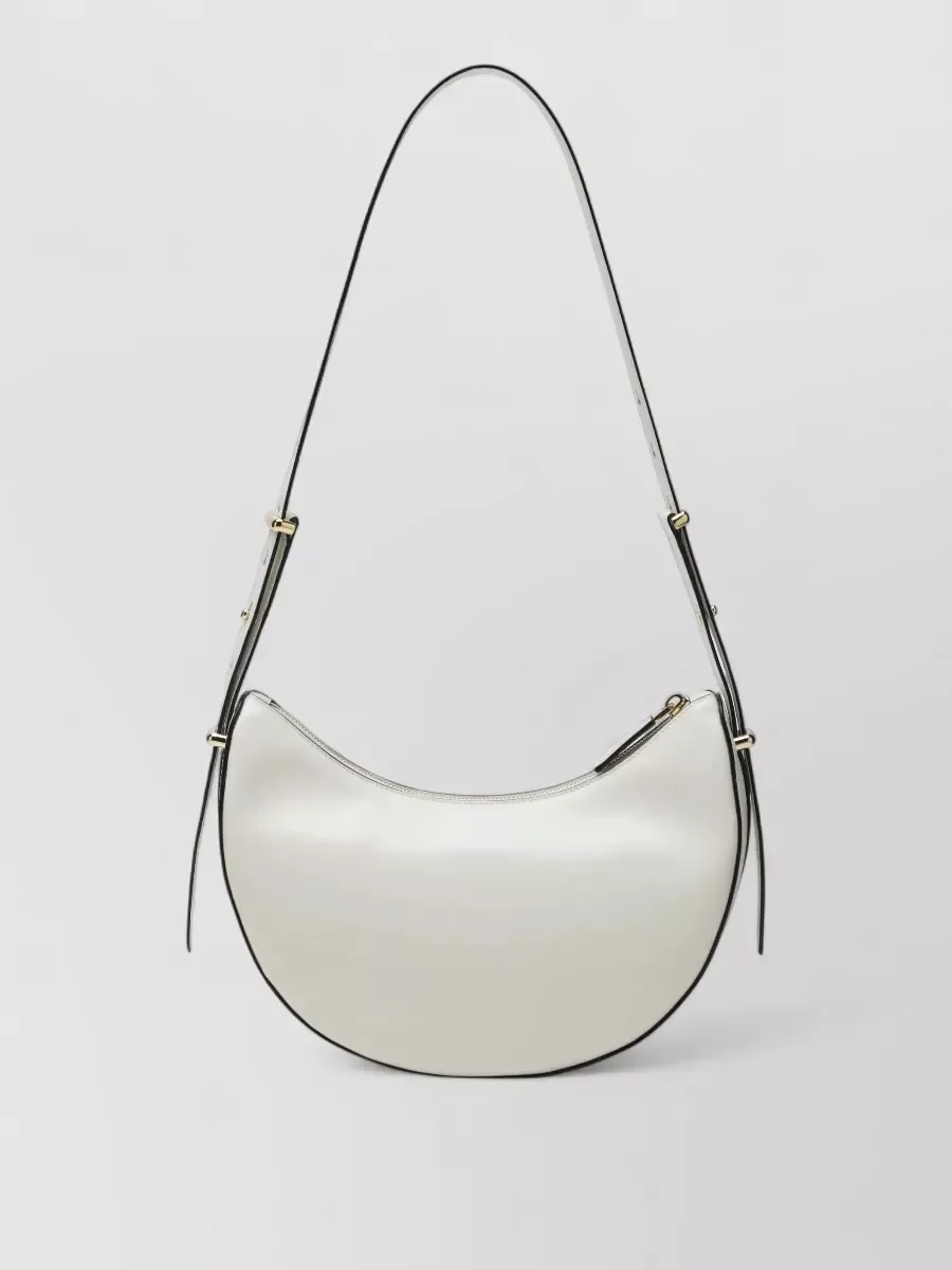 Prada Logo Plaque Shoulder Bag in White, photo 2