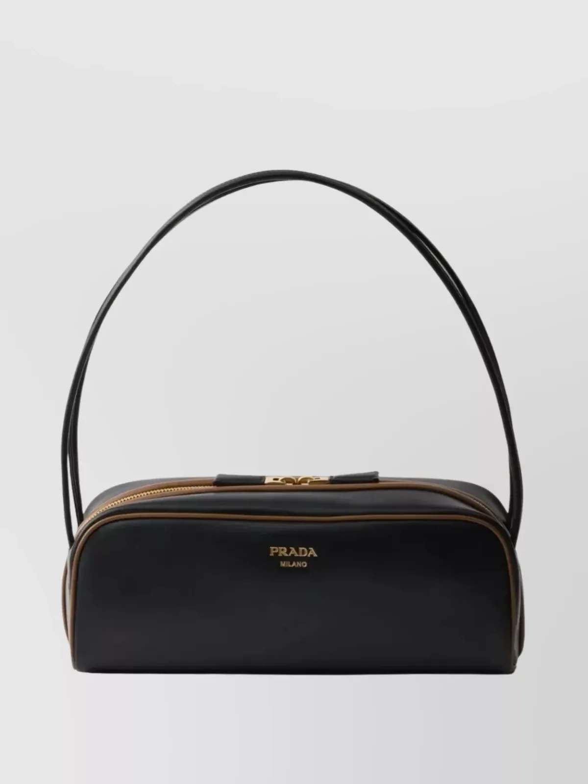 Prada Rectangular Double Handle Bag in Black, photo 1