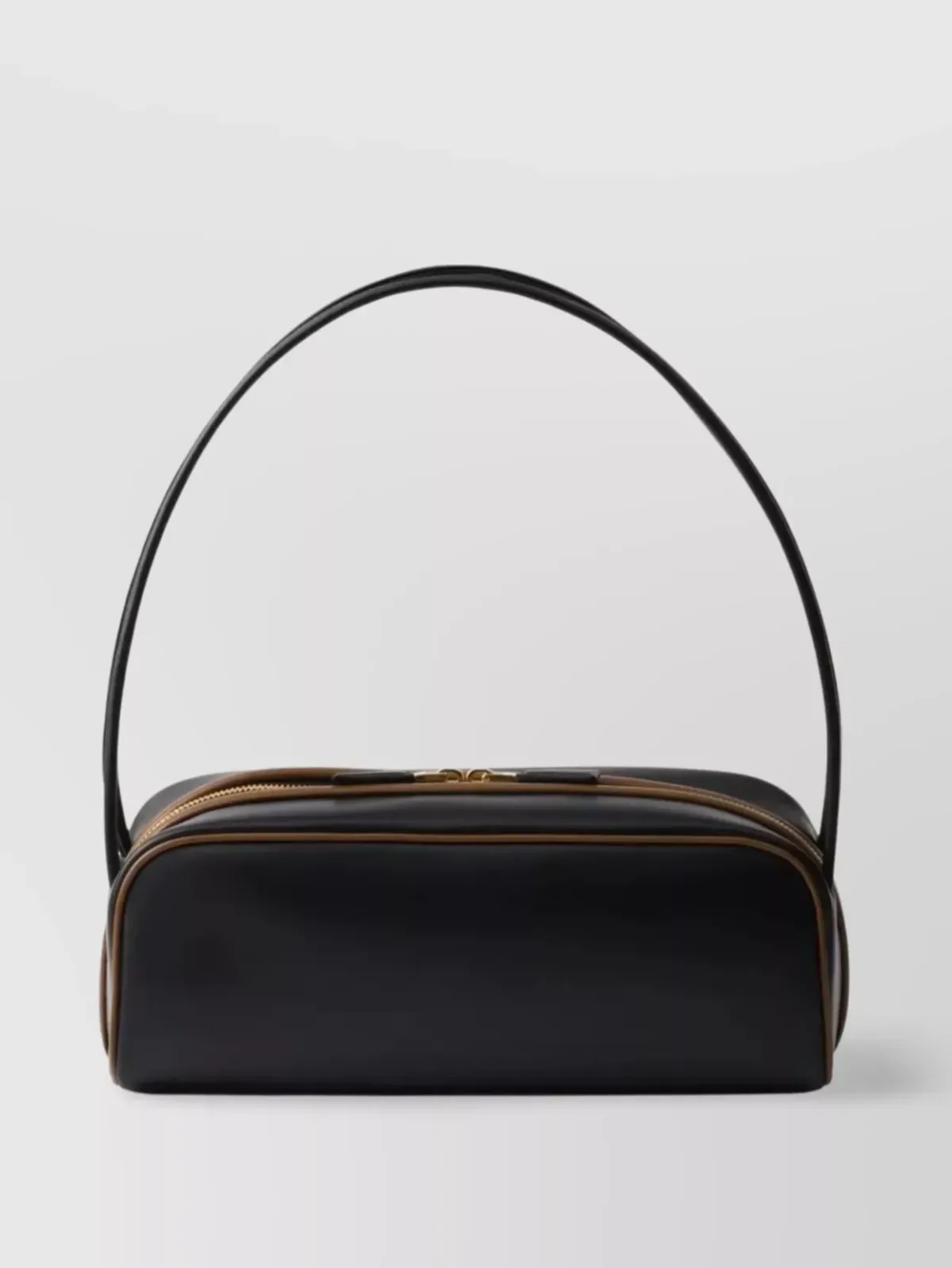 Prada Rectangular Double Handle Bag in Black, photo 2