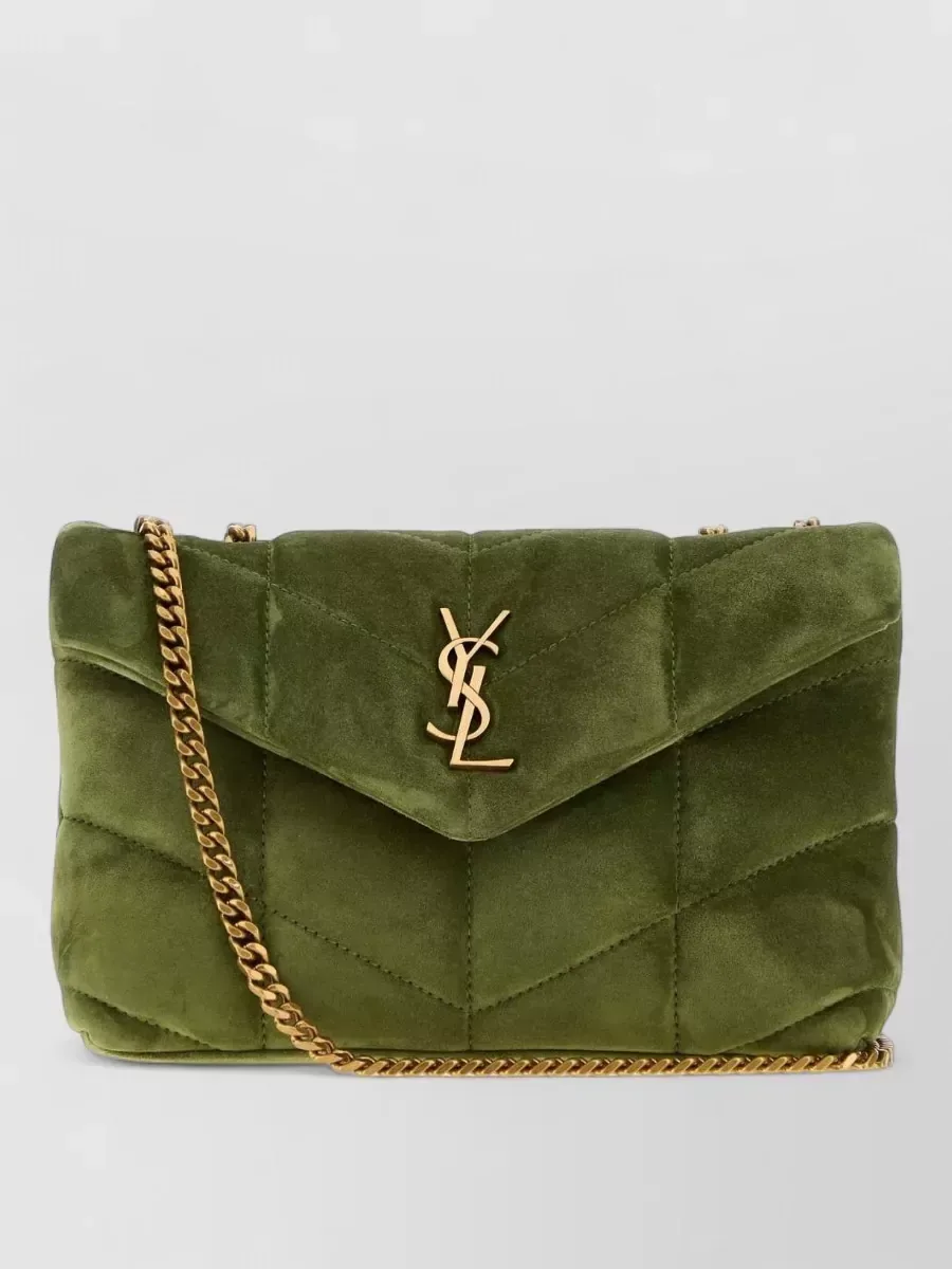 Saint Laurent Loulou Puffer Toy in Green, photo 1