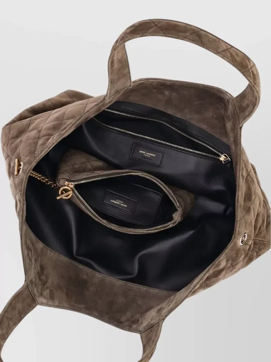 Saint Laurent Icare Medium in Brown, photo 3