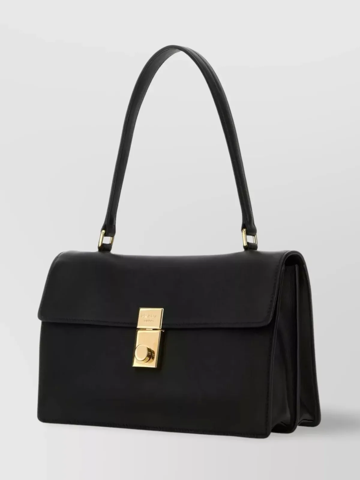 Prada Calf Leather Flap Bag in Black, photo 2