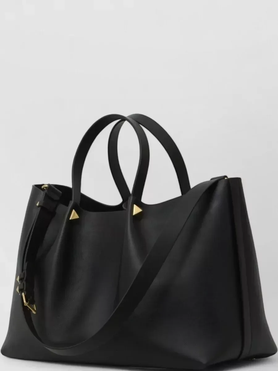Valentino Garavani VLogo Signature Large Tote in Black, photo 2