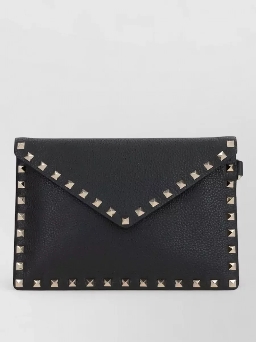 Valentino Garavani Sacs du Soir Envelope Clutch in Schwarz, Foto 1
