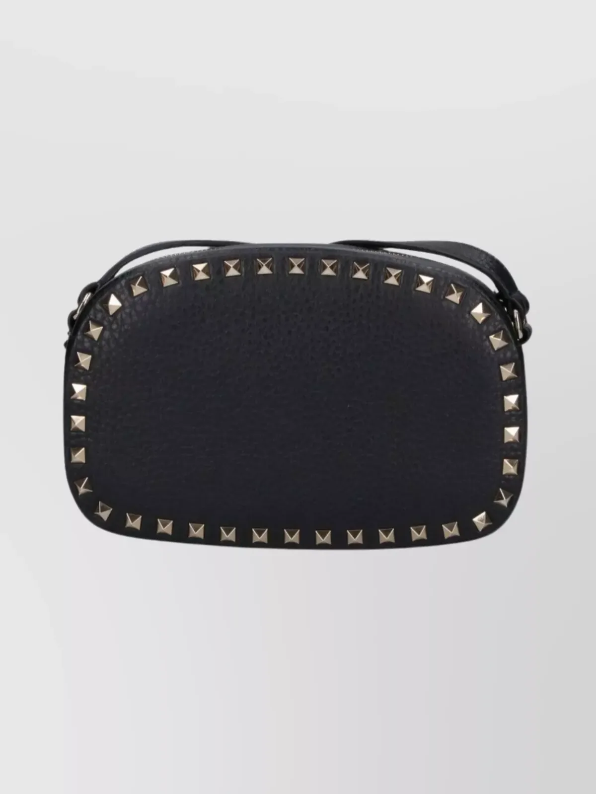 Valentino Garavani Studded Zip Shoulder Bag in nero, foto 2