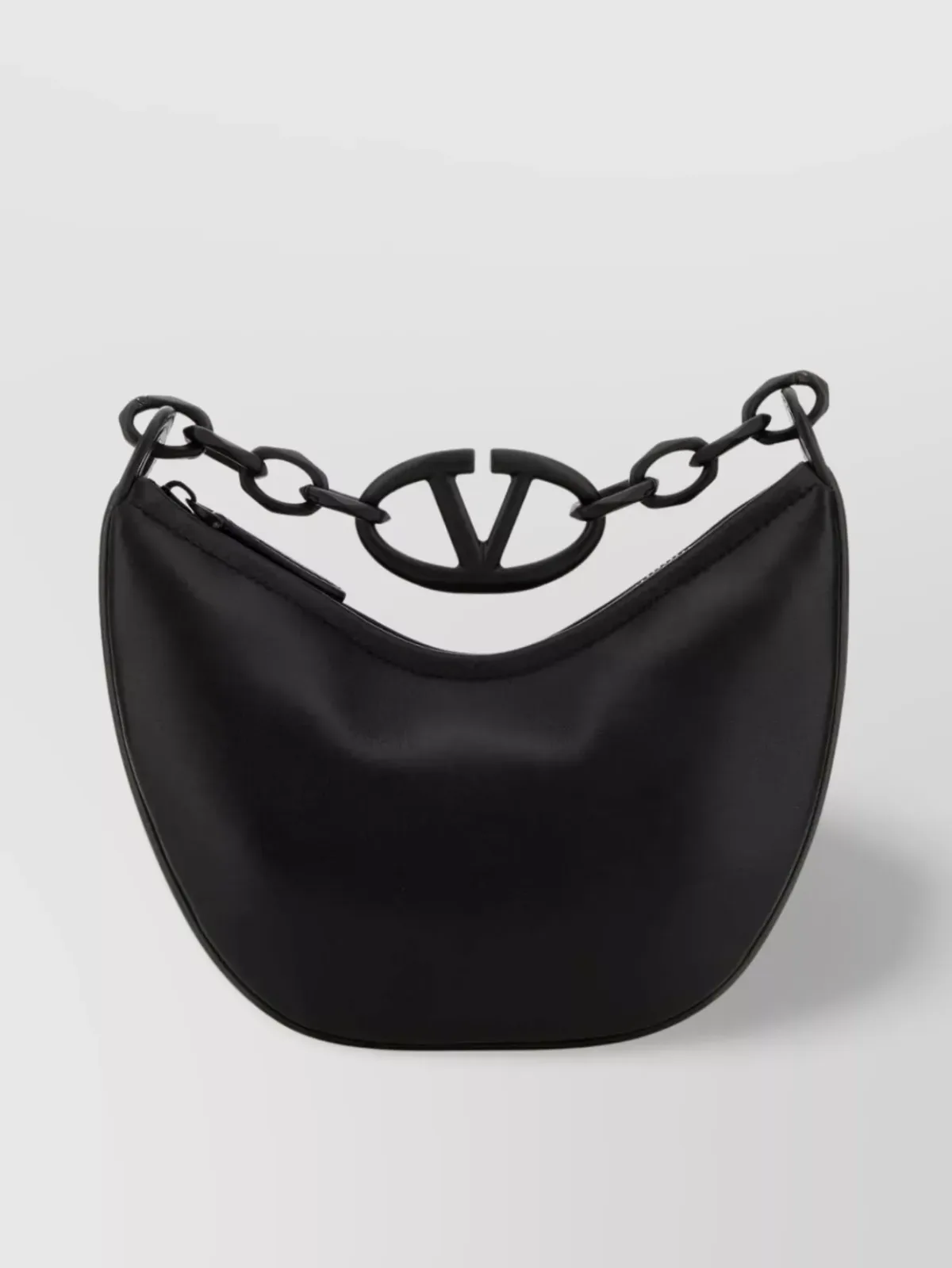 Valentino Garavani Curved Chain Schultertasche in Schwarz, Foto 1