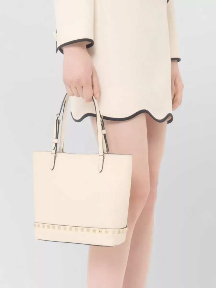 Valentino Garavani Rockstud Spike Small in Ivory, photo 2