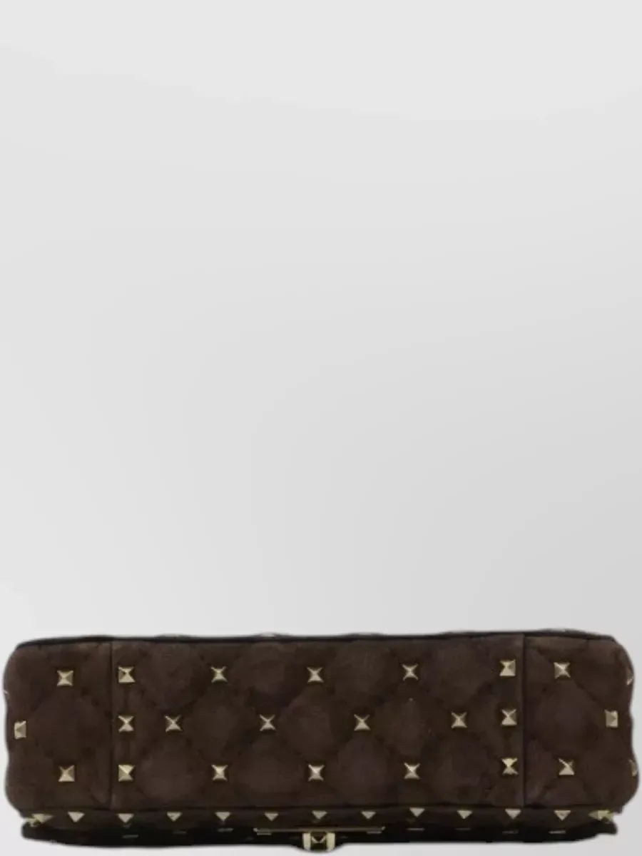 Pochette Valentino Garavani Rockstud Spike Small marron, photo 3