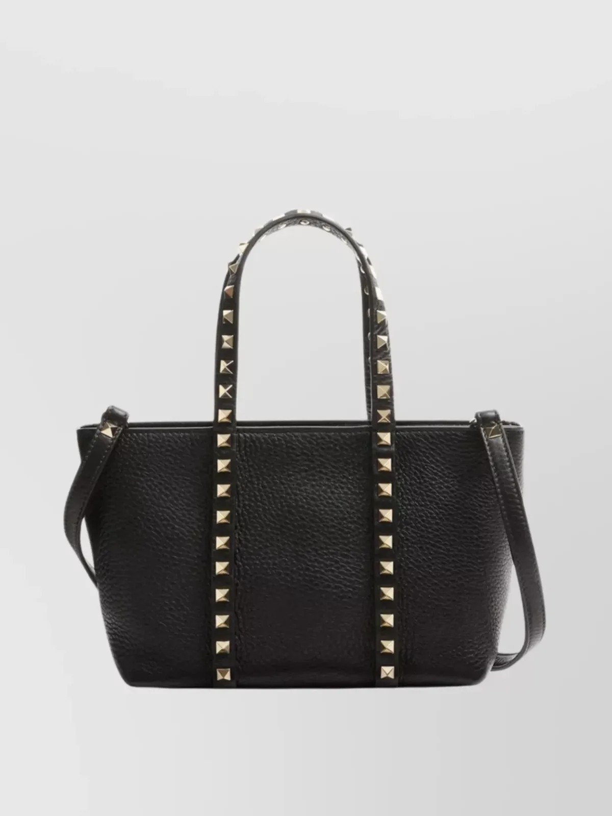 Valentino Garavani Medium Studded Tote in nero, foto 1