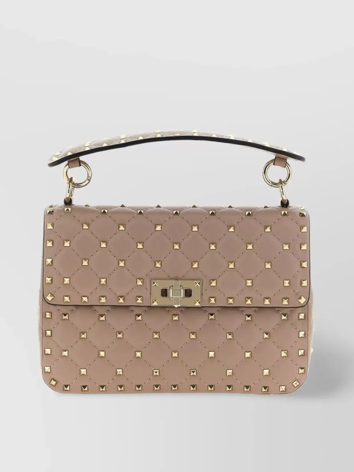Sac Valentino Garavani Rockstud Spike beige, vue 1