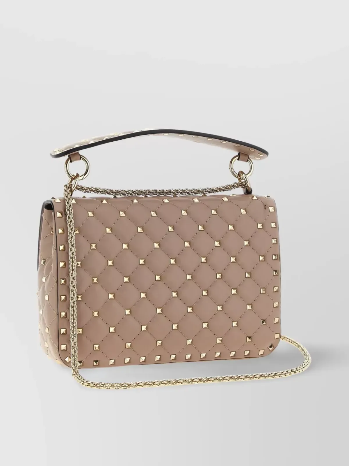 Sac Valentino Garavani Rockstud Spike beige, vue 2
