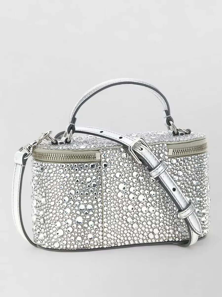 Valentino Garavani Vain Mini in argento, foto 3