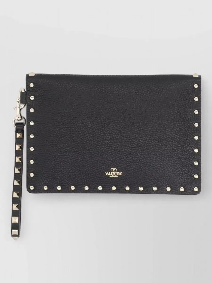 Valentino Garavani Medium Envelope Clutch in Schwarz, Foto 1