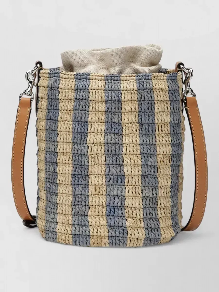 Valentino Garavani VLogo Signature Small Bucket Bag in Beige, photo 2