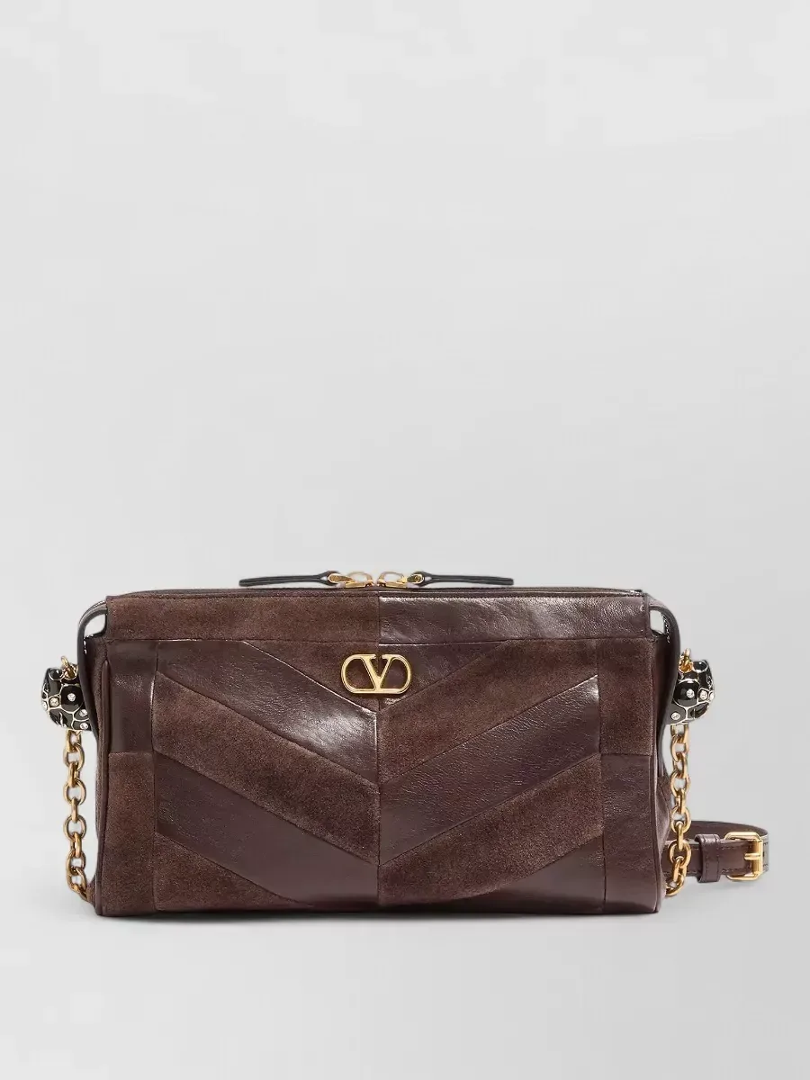 Valentino Garavani Panthea Small Clutch in Braun, Foto 1