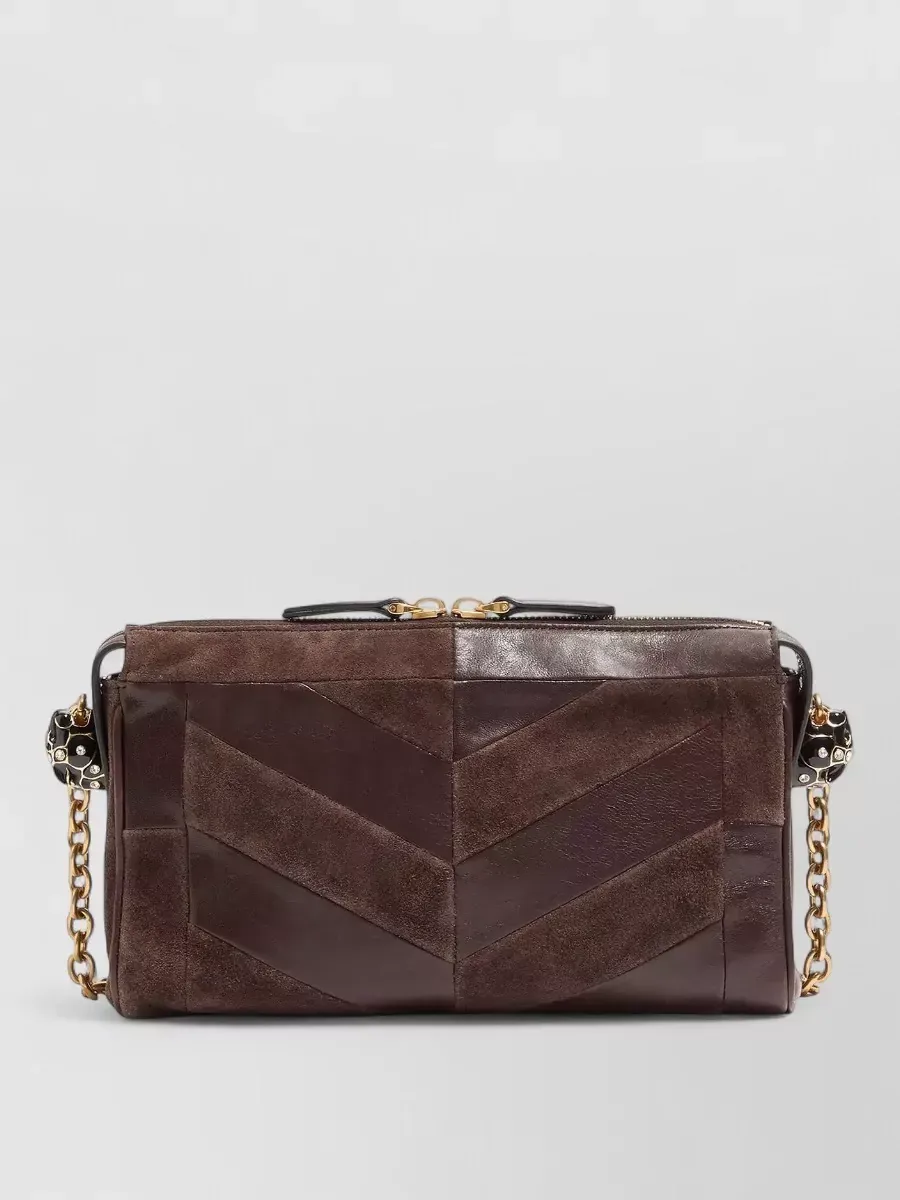 Valentino Garavani Panthea Small Clutch in Braun, Foto 2