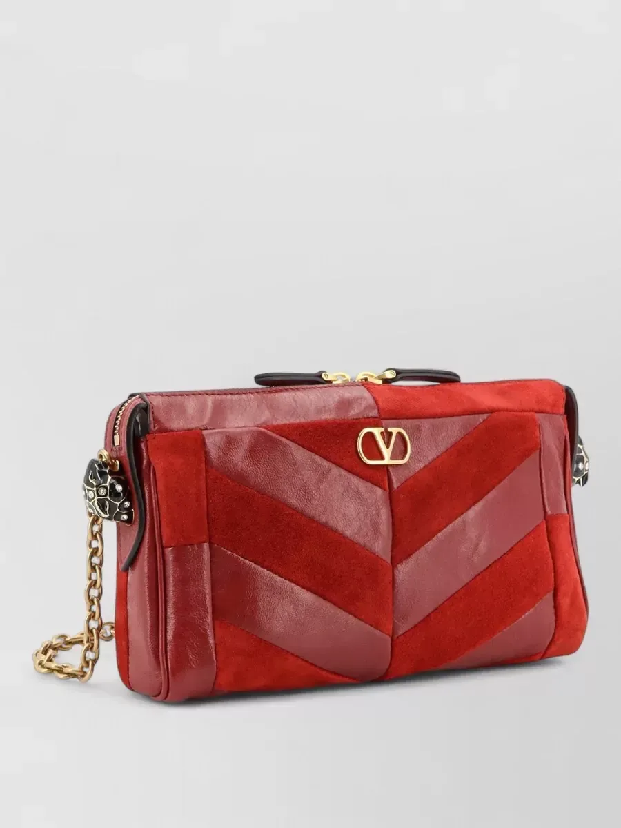 Valentino Garavani Panthea Small Clutch in Rot, Foto 3