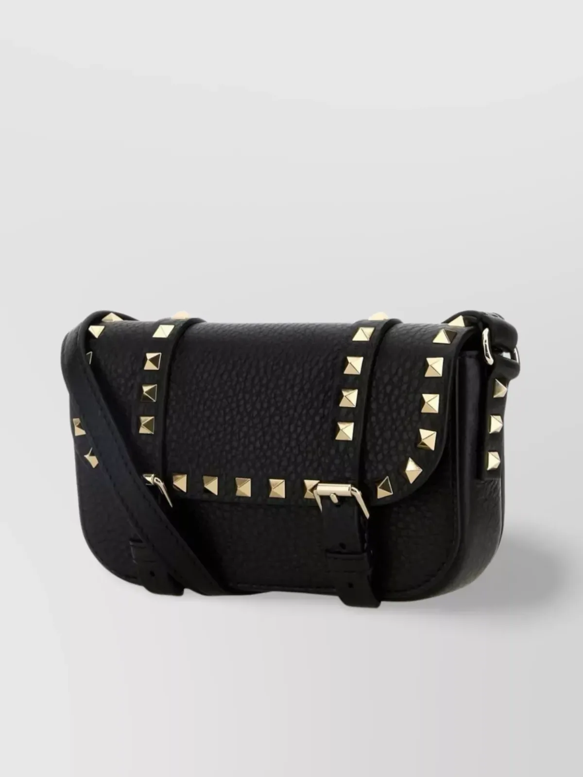 Valentino Garavani Rockstud Spike Clutch in Schwarz, Foto 2