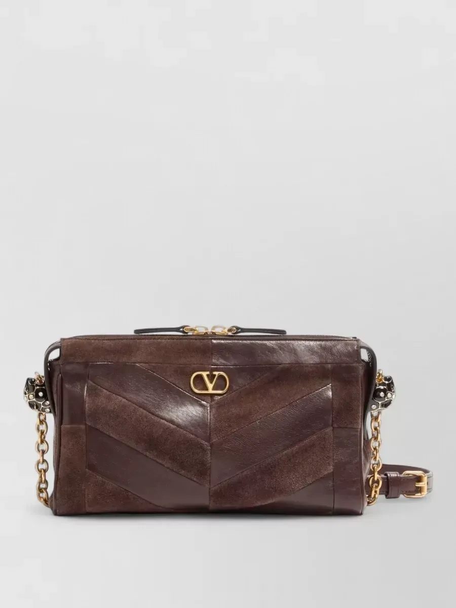 Petit sac Valentino Garavani Panthea en marron, photo 3