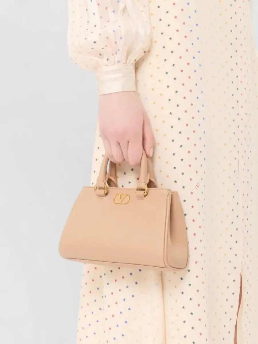 Sac Valentino Garavani VLogo Signature Mini en beige, photo 2