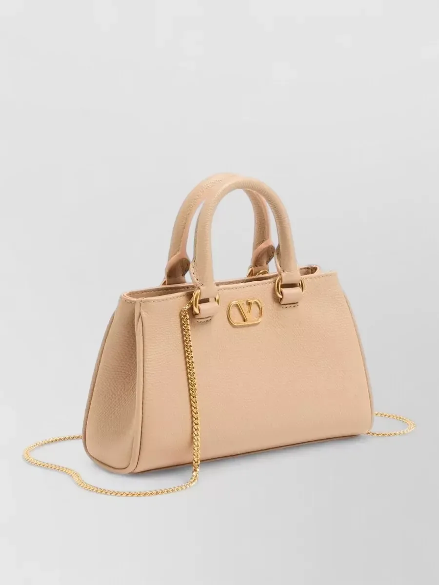 Sac Valentino Garavani VLogo Signature Mini en beige, photo 4