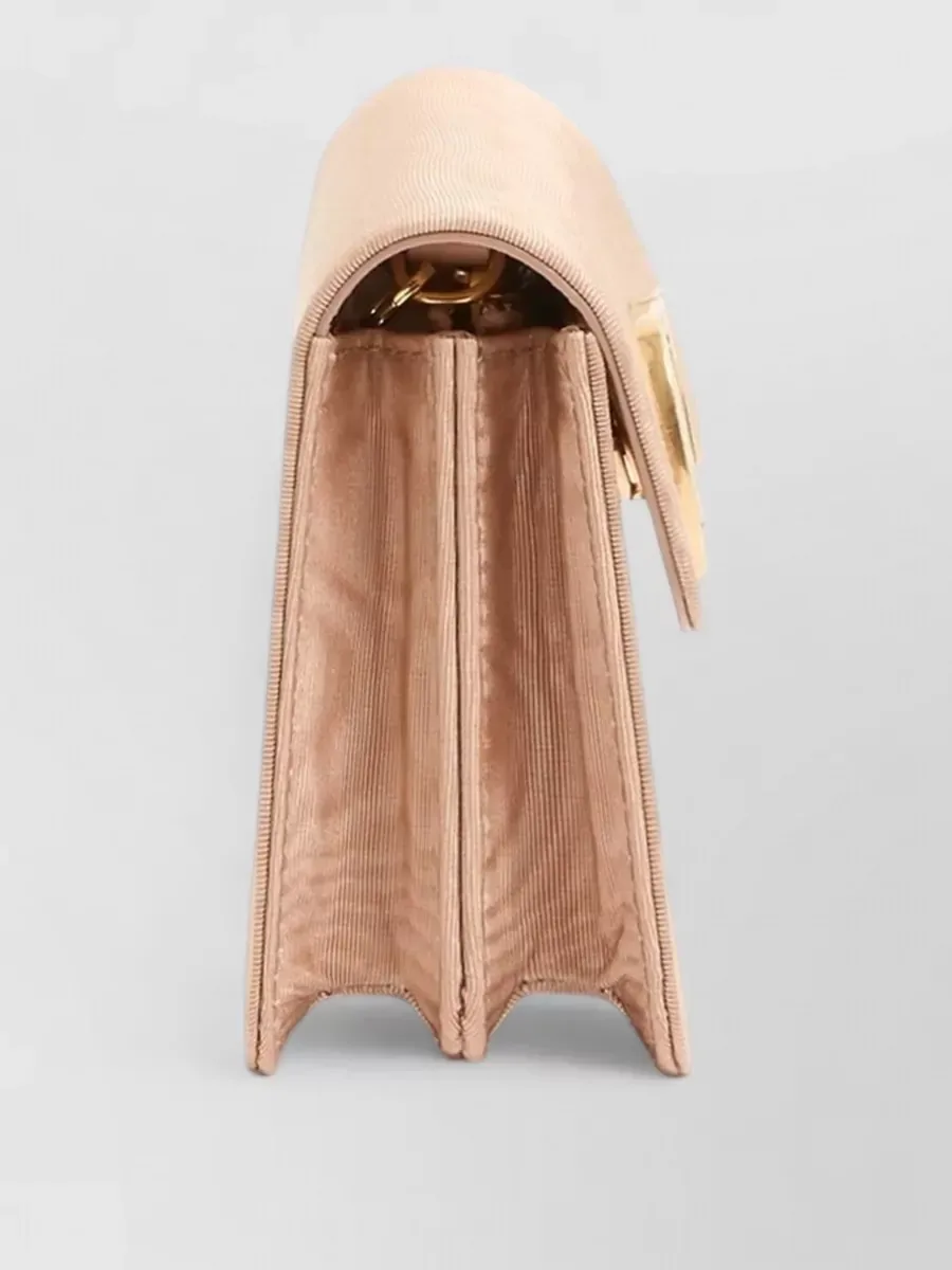 Sac Valentino Garavani en viscose en rose, photo 4