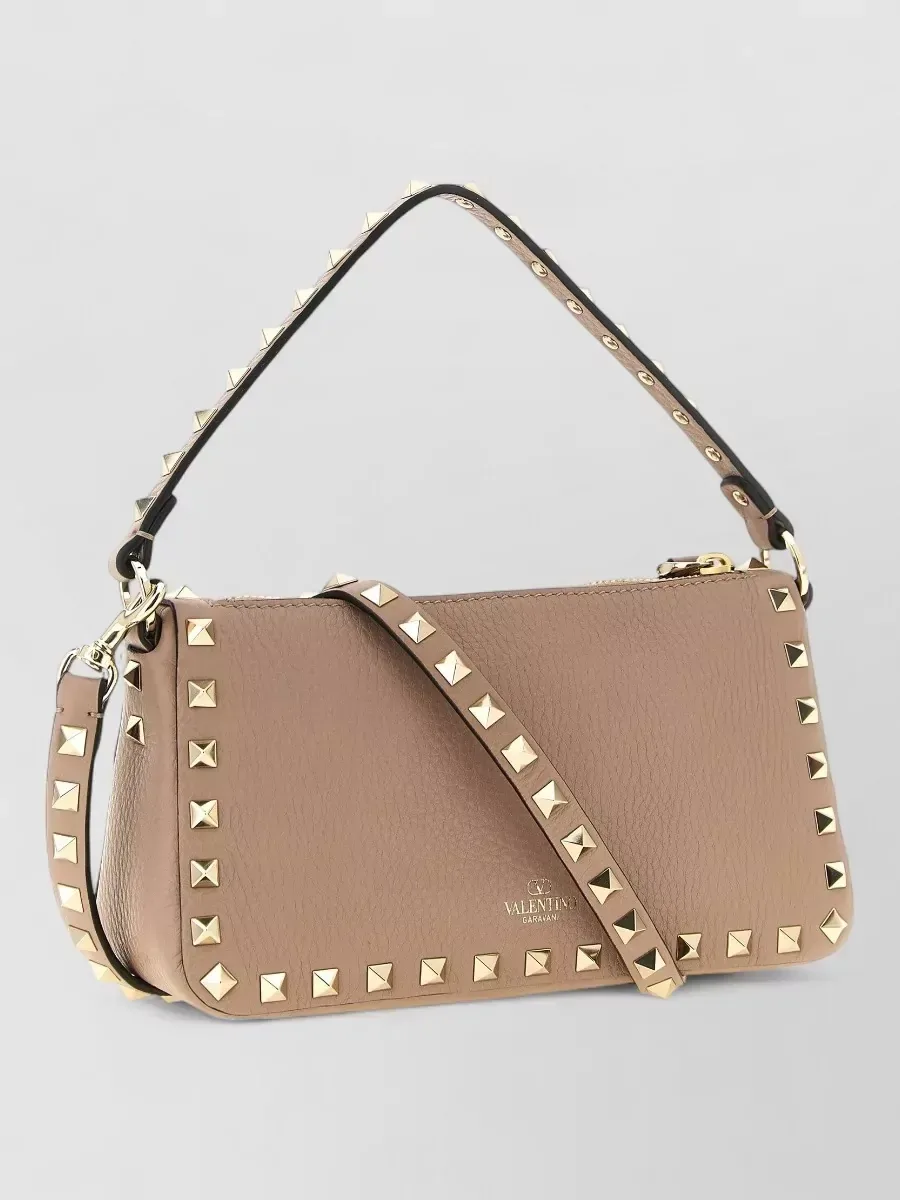 Valentino Garavani Rockstud Spike Small in Beige, Ansicht 2