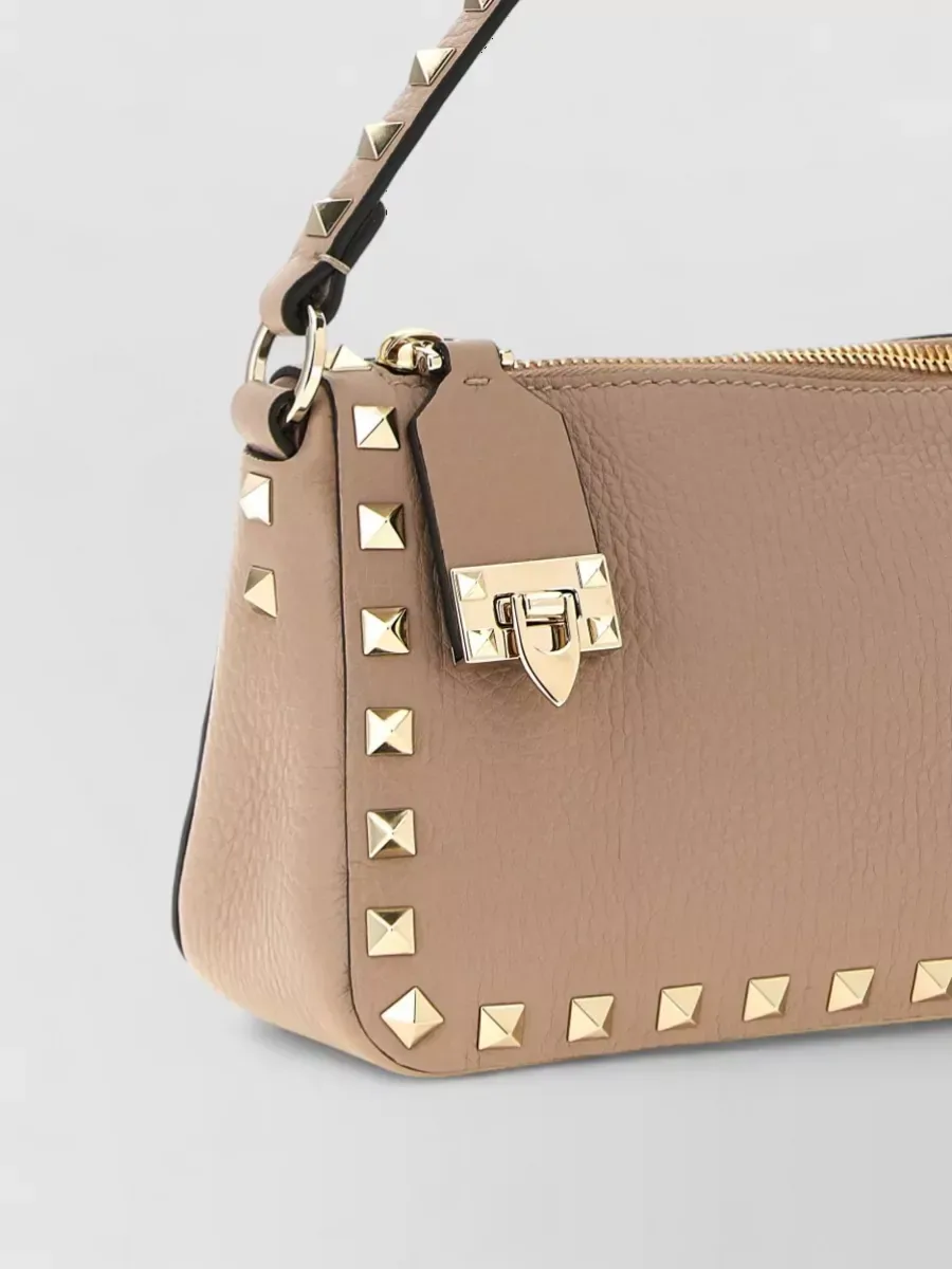 Valentino Garavani Rockstud Spike Small in Beige, Ansicht 3