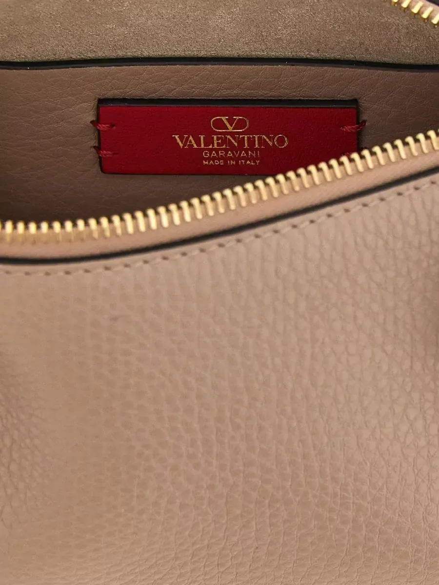Valentino Garavani Rockstud Spike Small in Beige, Ansicht 4