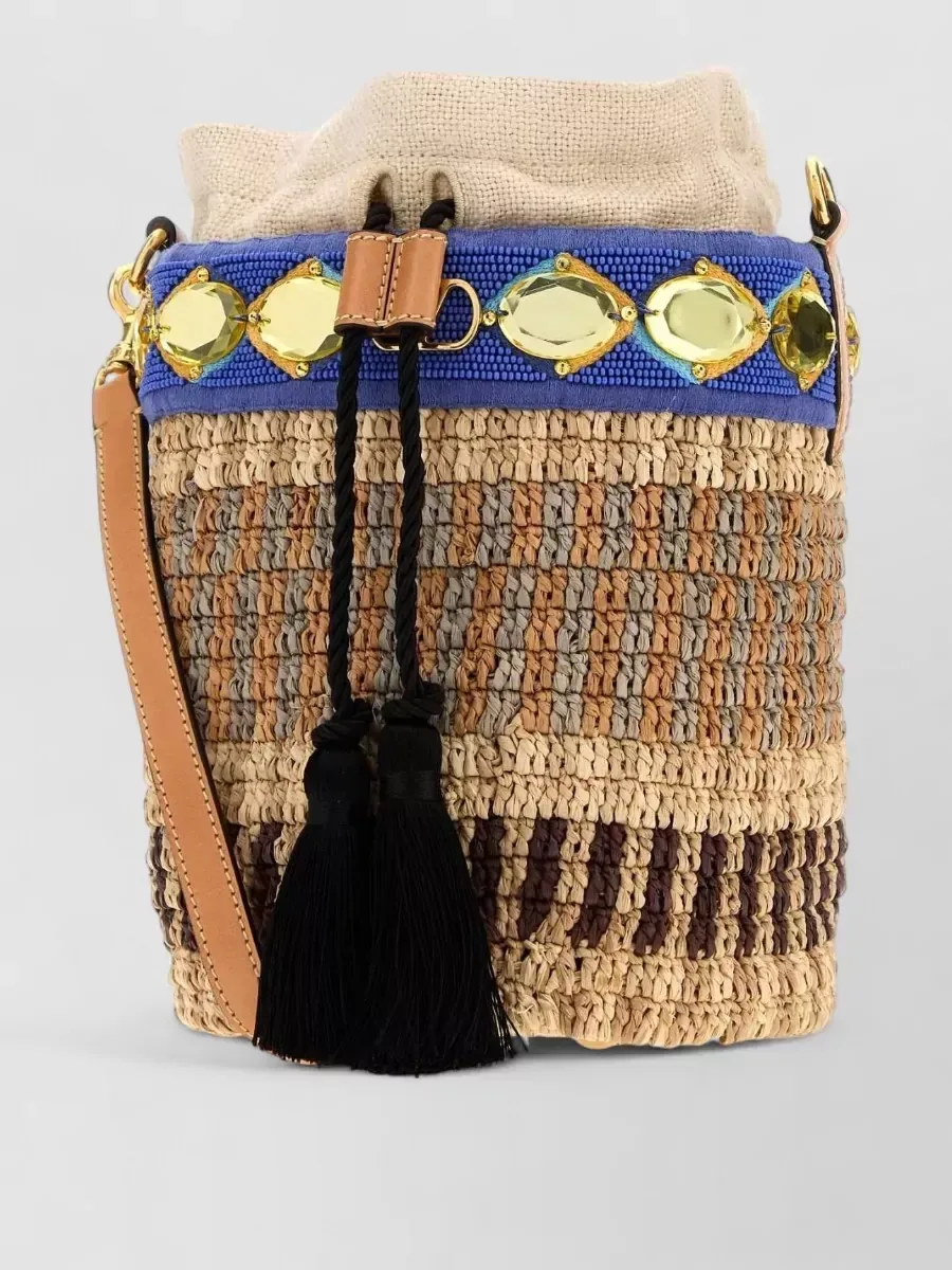 Valentino Garavani VLogo Signature Mini Bucket in Beige, photo 2