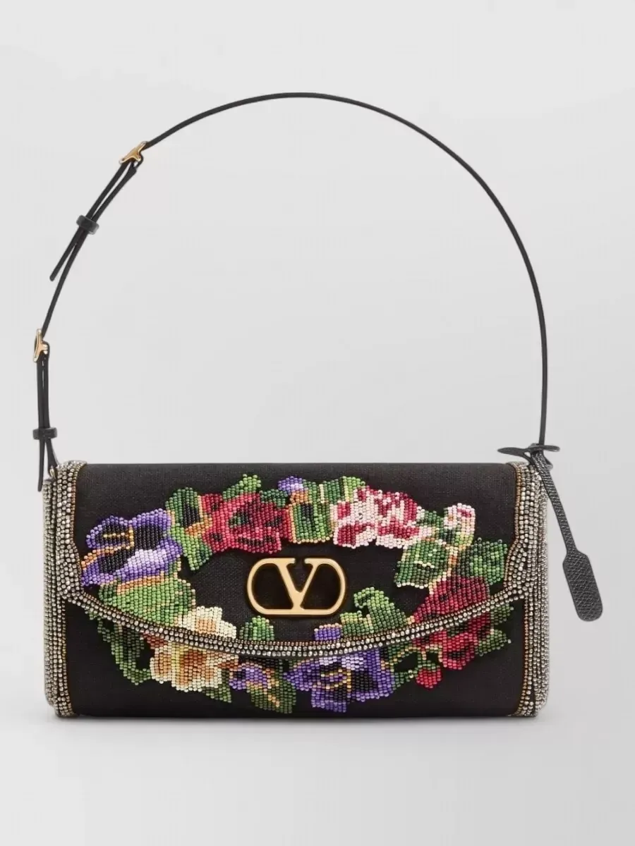 Valentino Garavani DeVain Small in Schwarz, Foto 1