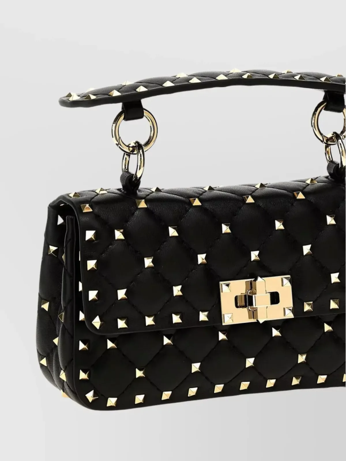 Valentino Garavani Rockstud Spike Small in Schwarz, Foto 2
