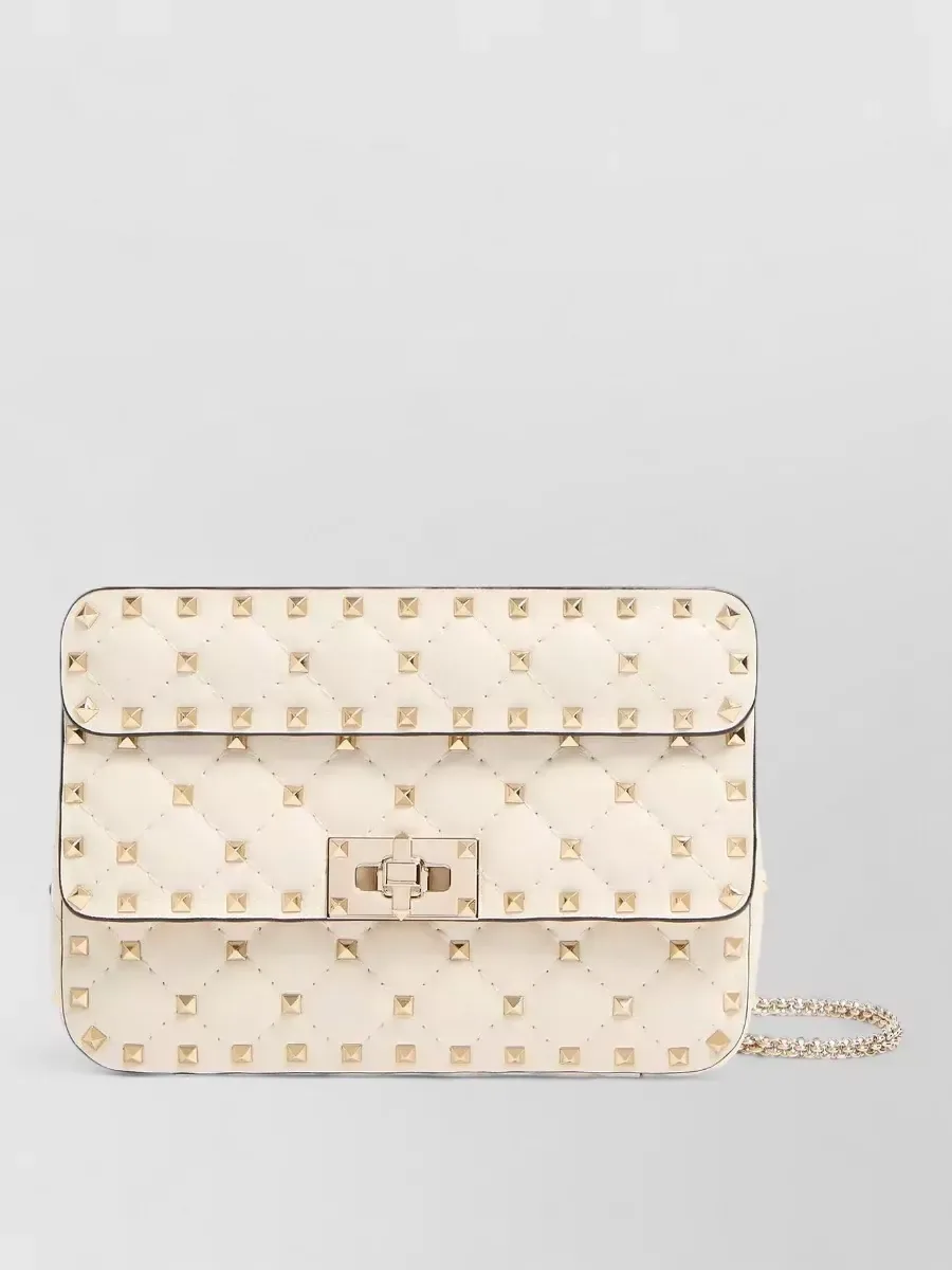 Valentino Garavani Rockstud Spike Small in Elfenbein, Foto 4