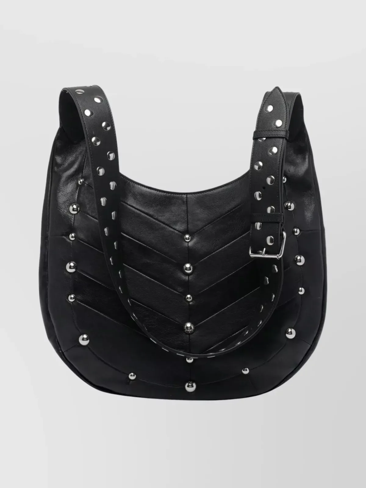 Sac Valentino Garavani Hoboho clouté noir, photo 2