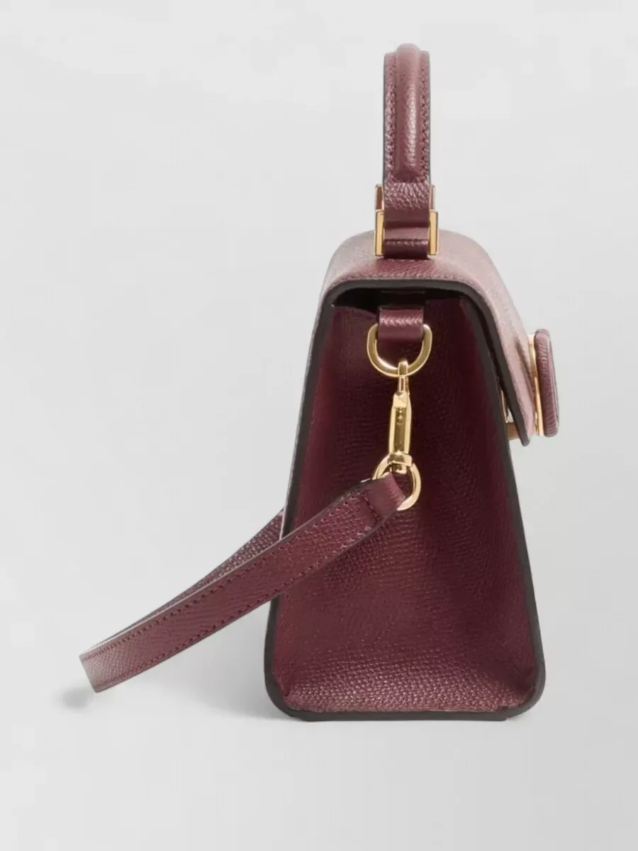 Sac bandoulière Valentino Garavani Rockstud Spike bordeaux, photo 3