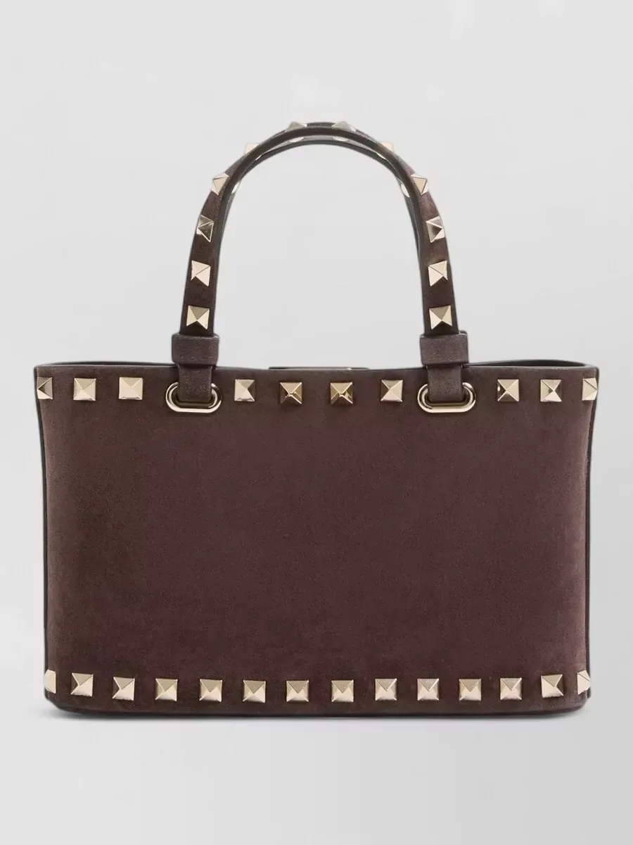 Valentino Garavani Rockstud Spike Mini em Castanho, foto 2