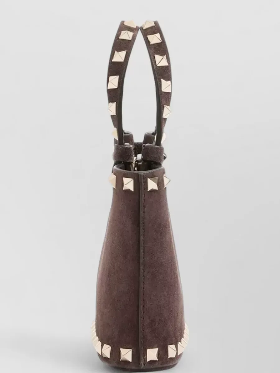 Valentino Garavani Rockstud Spike Mini em Castanho, foto 3