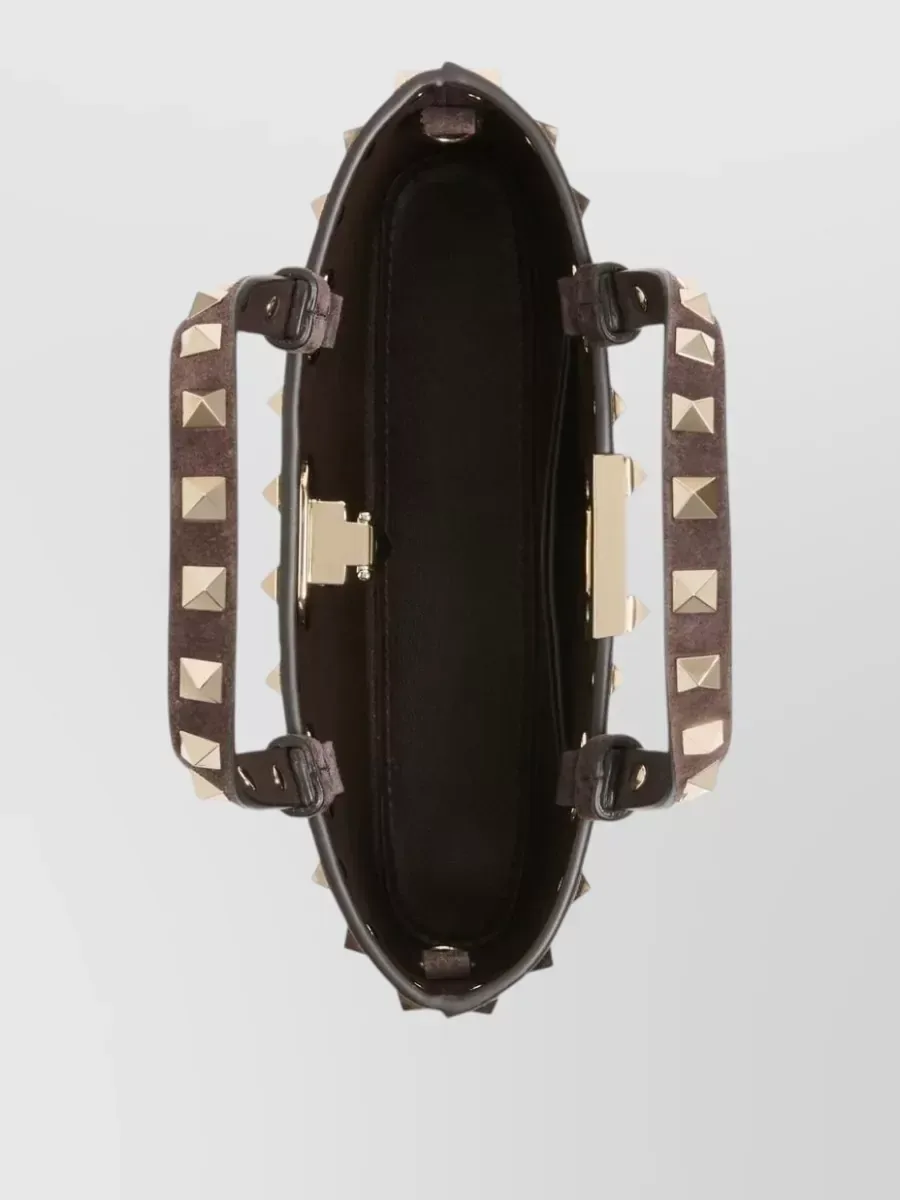Valentino Garavani Rockstud Spike Mini em Castanho, foto 4