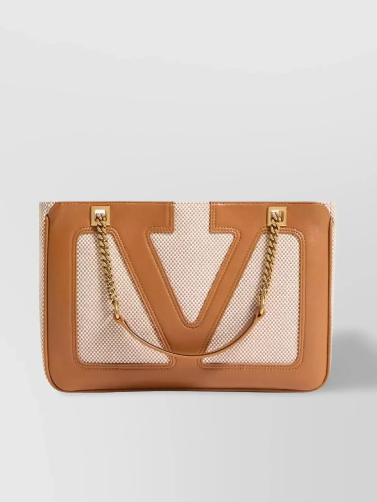 Valentino Garavani Viva Superstar Small باللون البني، صورة 1