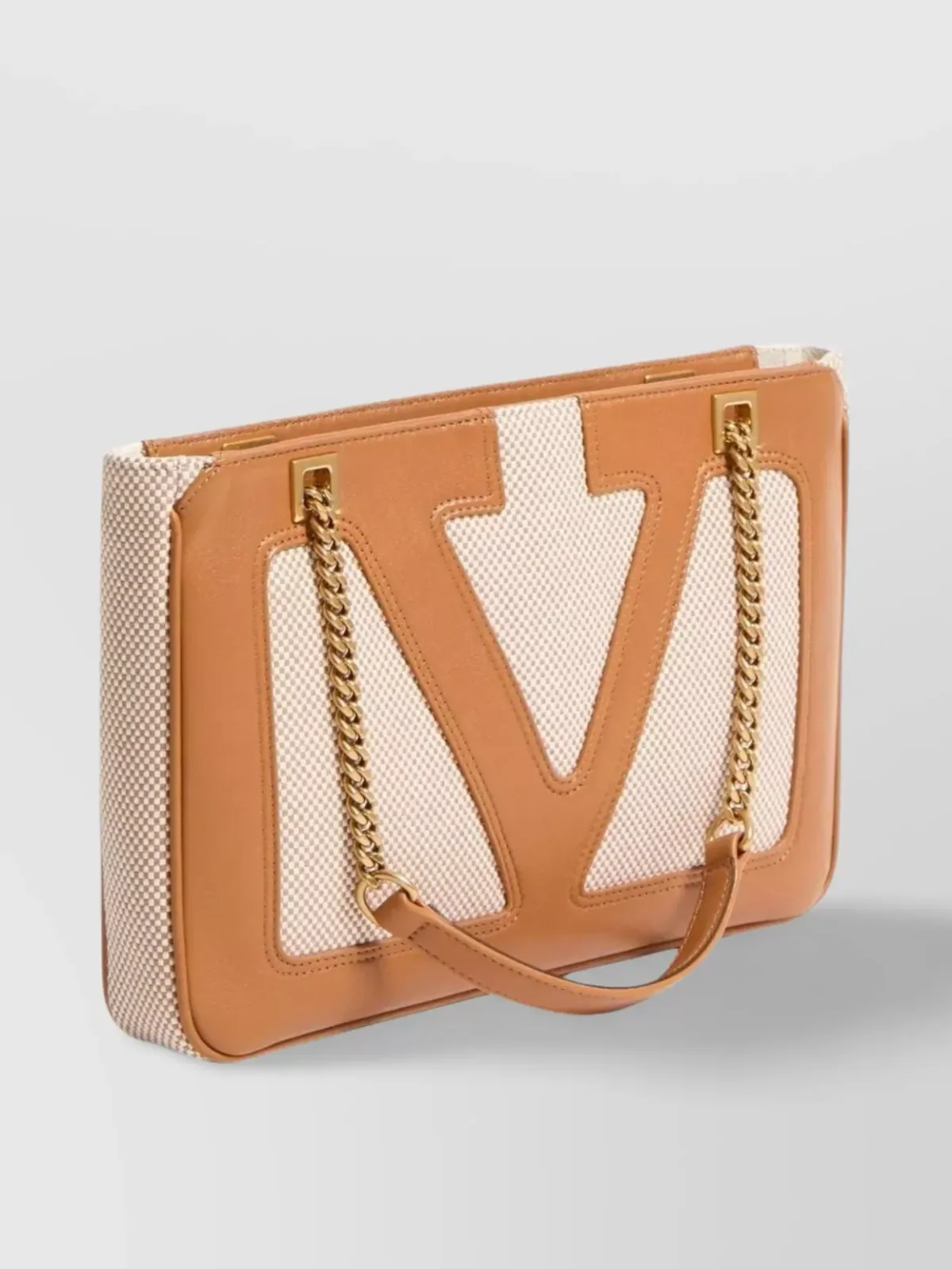 Valentino Garavani Viva Superstar Small باللون البني، صورة 3