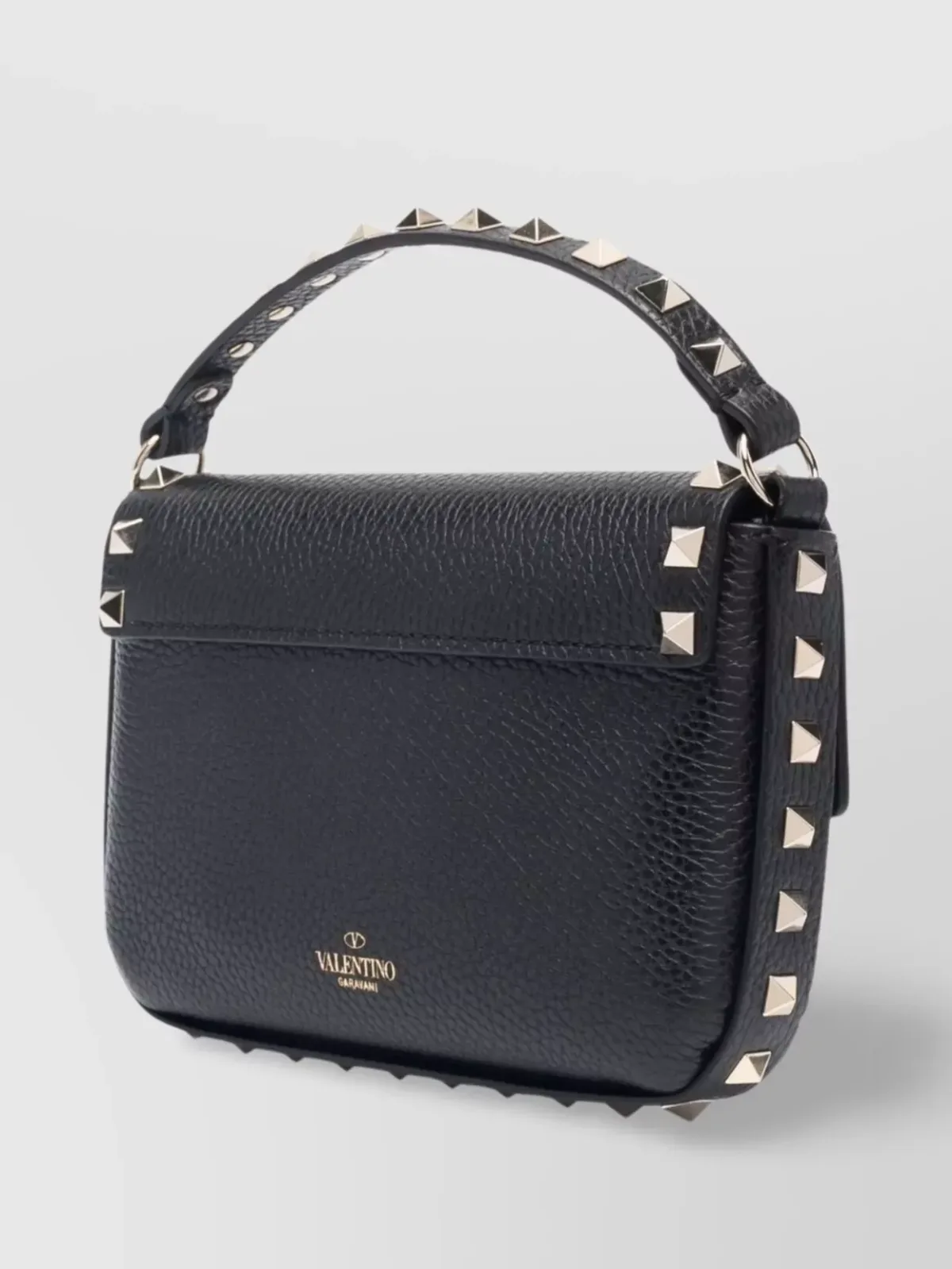 Valentino Garavani Rockstud Spike Mini Clutch en negro, foto 1