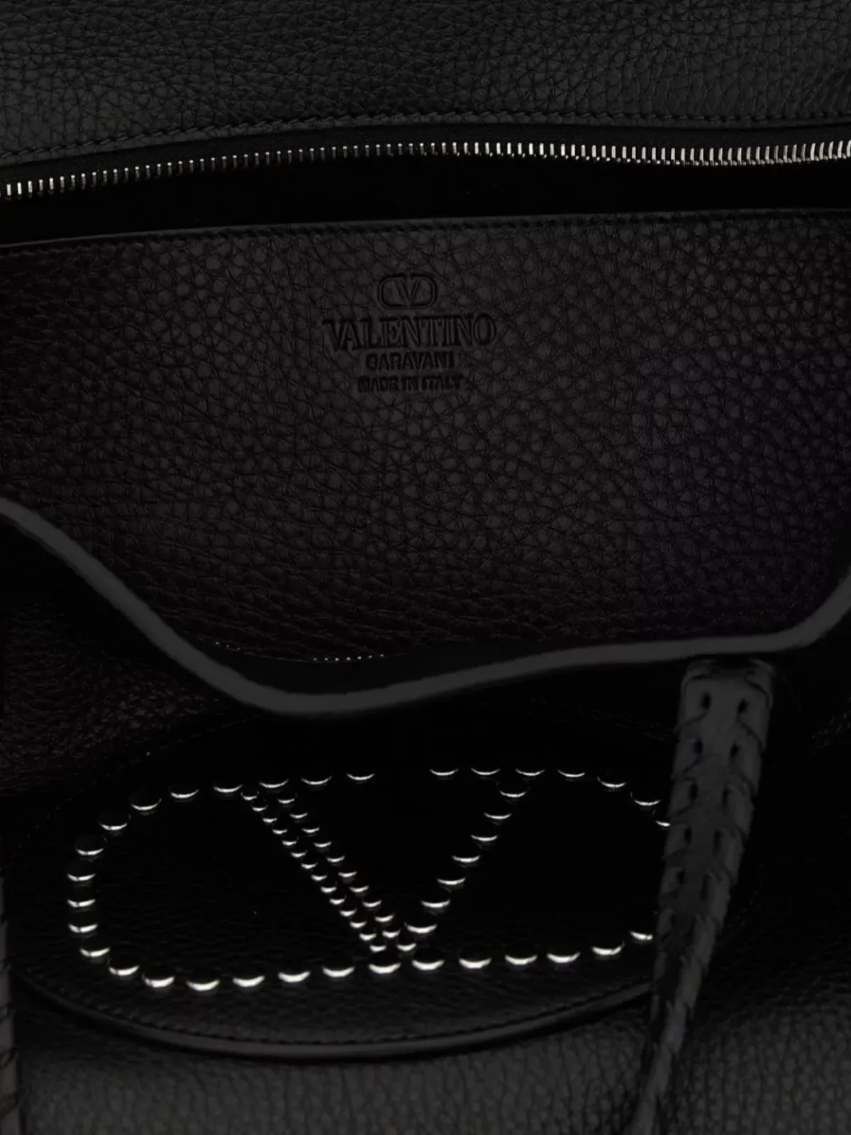 Cabas Valentino Garavani Nellcôte en noir, photo 4