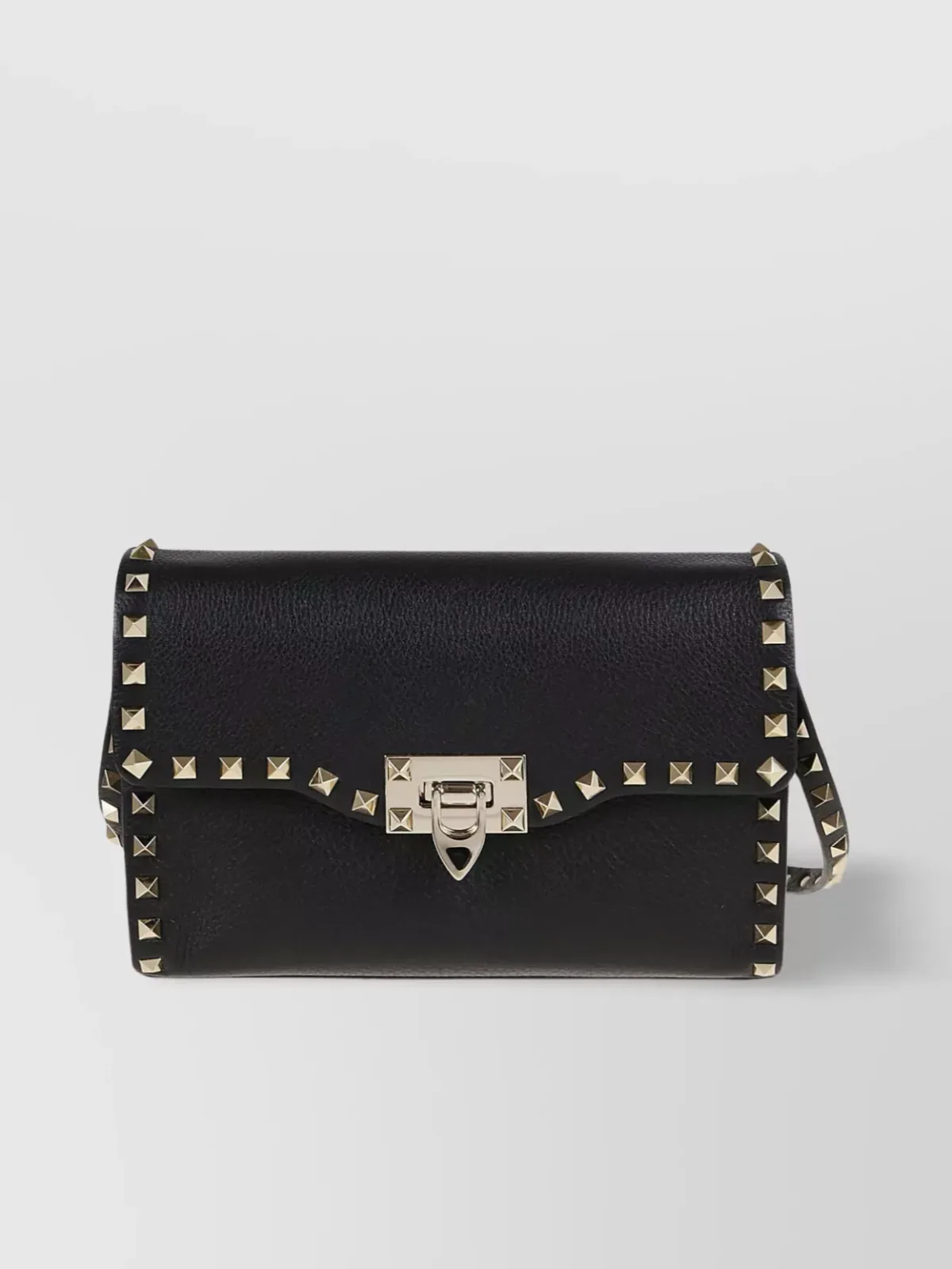 Sac porté épaule Valentino Garavani Rockstud Spike Small en noir, photo 1
